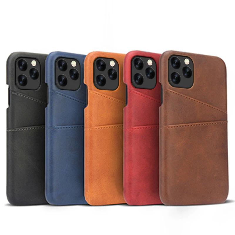 Чехлы для телефонов с несколькими картами iPhone 11 Pro Max XS XR X кожаный бумажник карт