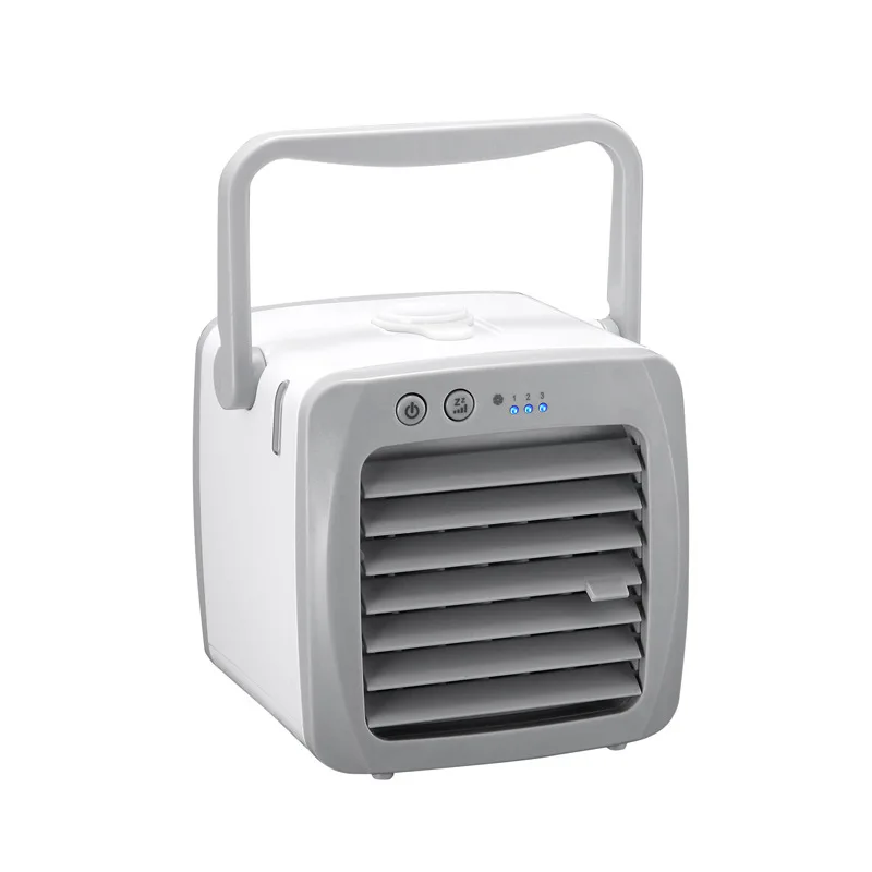 

YenvK Portable Mini Air Conditioner Air Cooler Fan USB Rechargeable Desktop Fan For Home