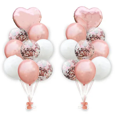 18 шт. прозрачные латексные воздушные шары с конфетти | Дом и сад