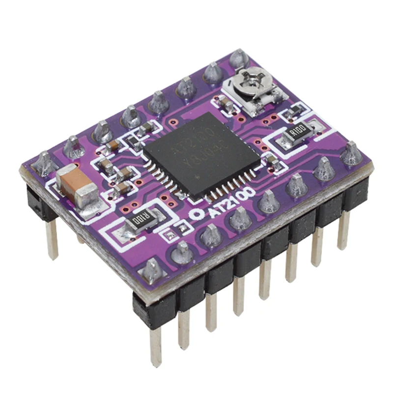 Супер Тихий модуль драйвера шагового двигателя At2100 + радиатор для материнской