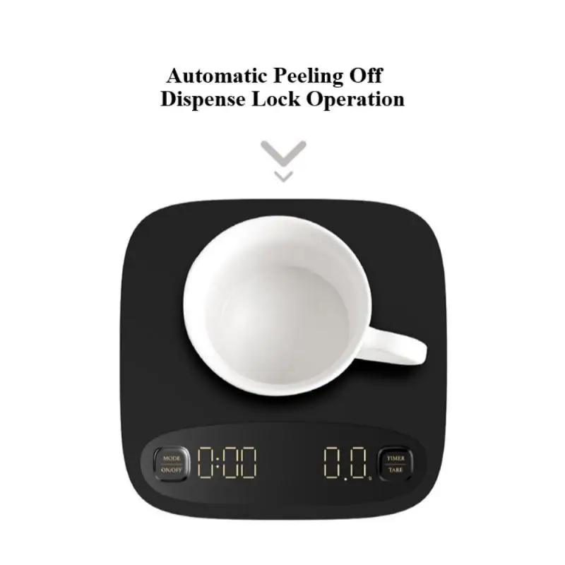 Smart Electronic LED Digital Coffee Scale With Timer For Espresso Pour Over Hand Drip Brew Automatic Timing Barista Tools | Дом и сад