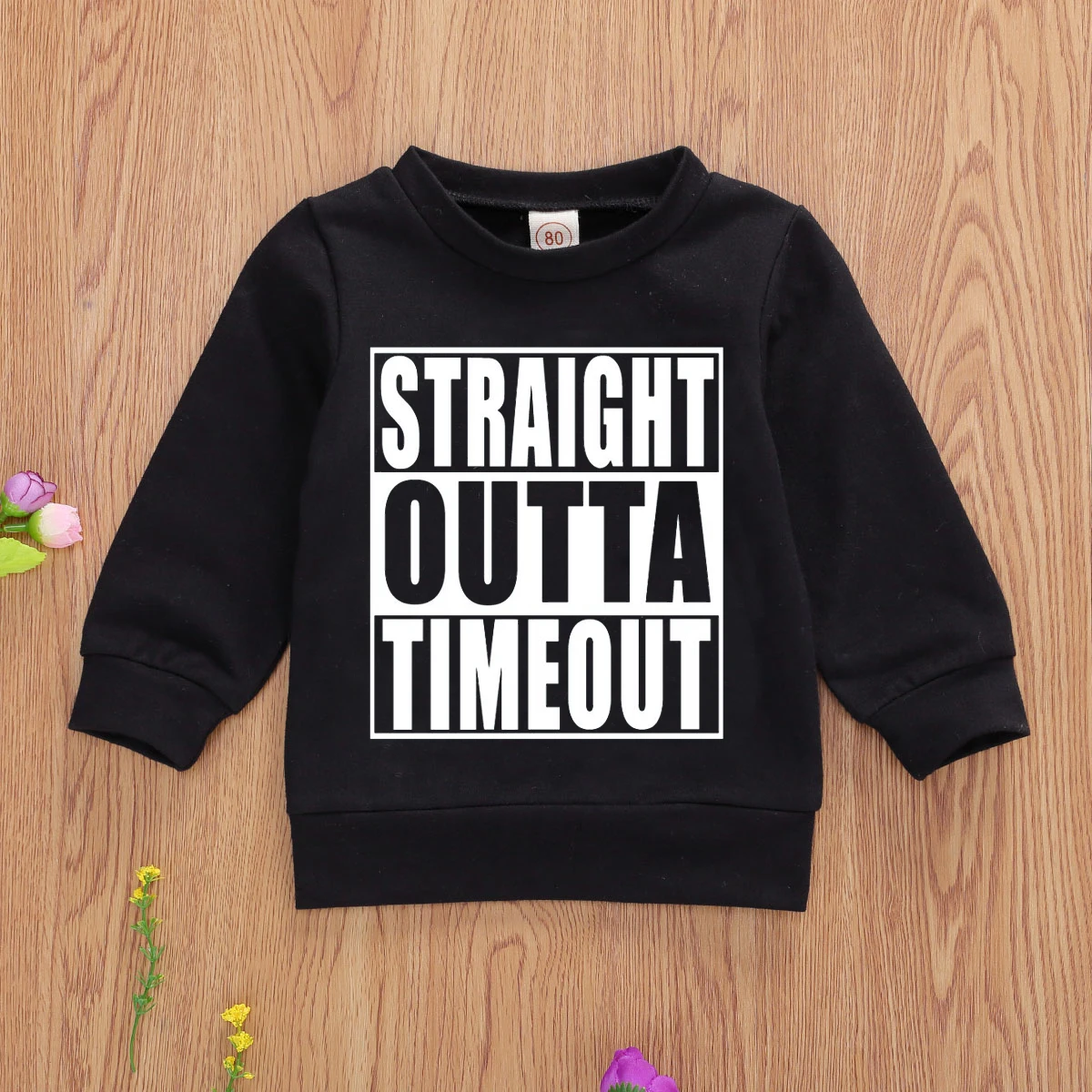 Toddler Baby Boy’s Unique Letter Print Sweatershirts Spring and Autumn Long-sleeved Warm Pullover Hoodies Top 0-24M