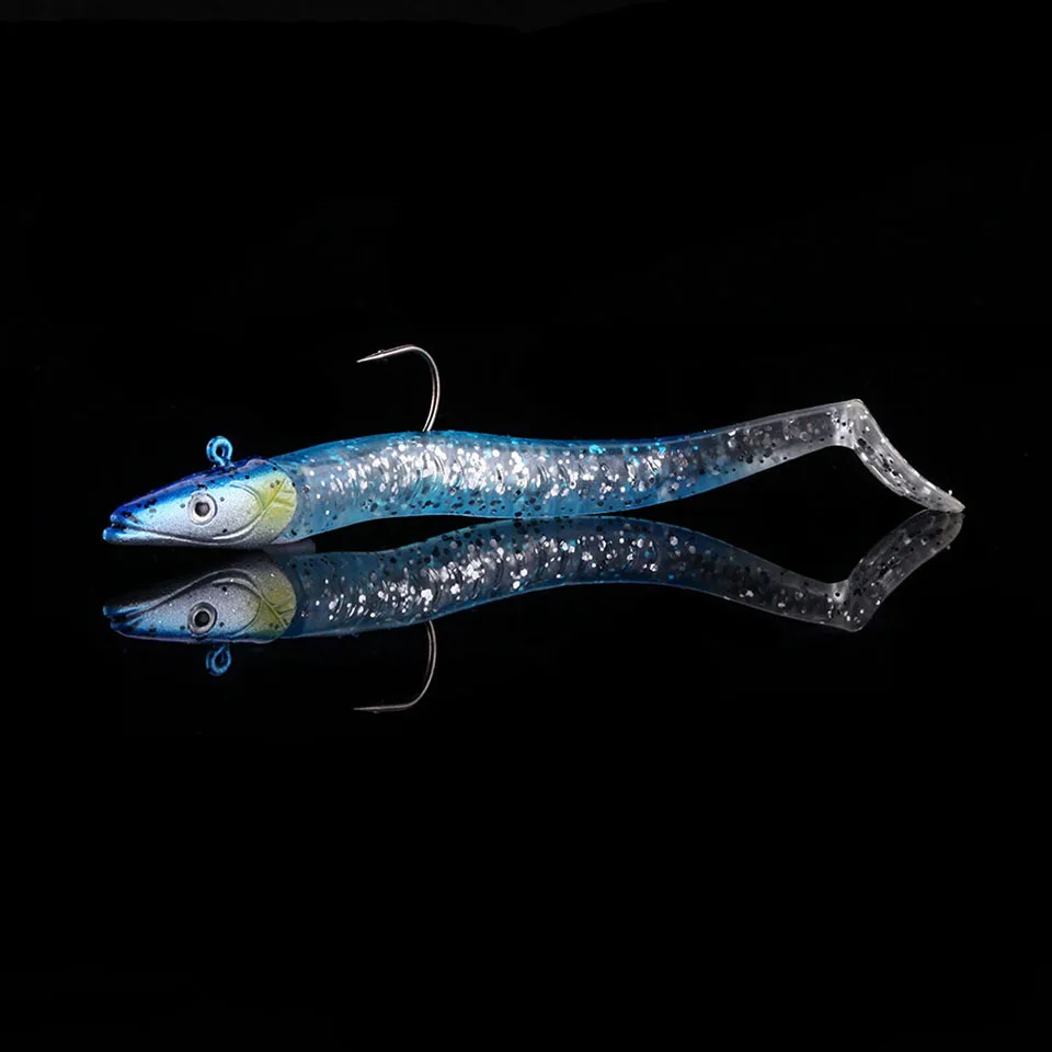 WALK FISH силиконовая рыболовная приманка со свинцовой головкой 10 см 3 г