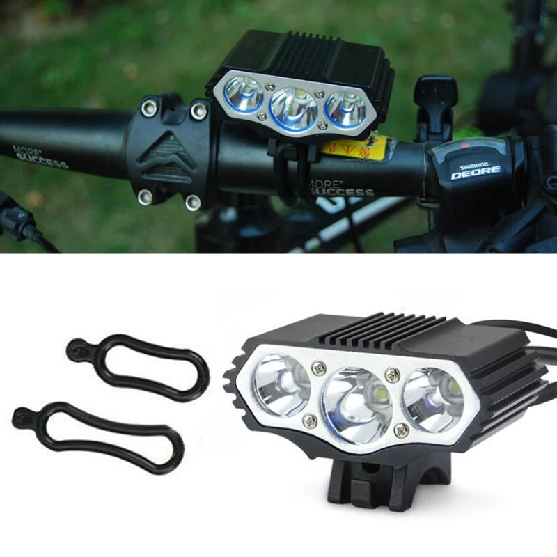 

Водонепроницаемый велосипедный фонарь 3T светодиодный, передняя фара велосипеда, безопасная Ночная фара для велоспорта, зарядка через USB