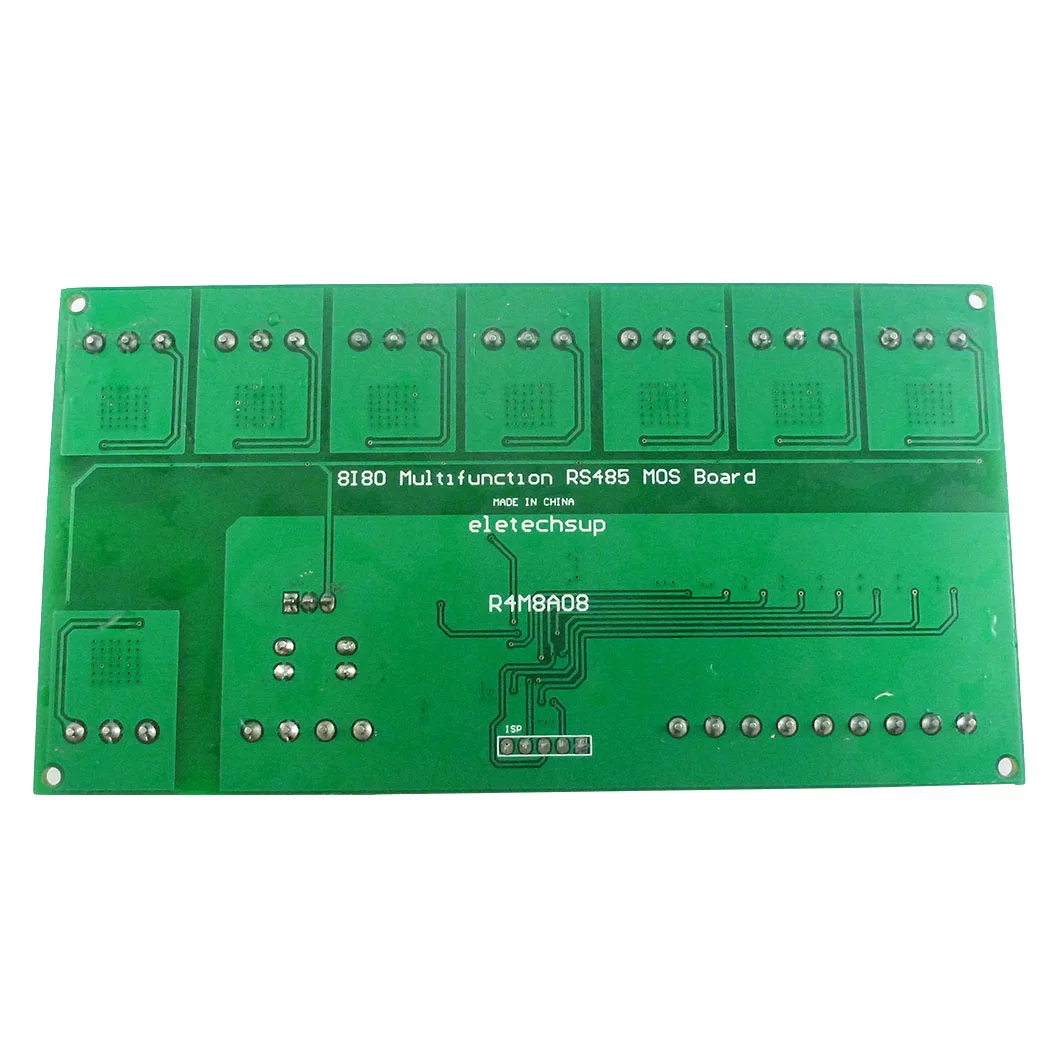

DC 12V 24V 8 Isolated IO DIN35 C45 Rail Box UART RS485 MOSFET Module Modbus RTU Control Switch Board for Relay PLC LED PTZ