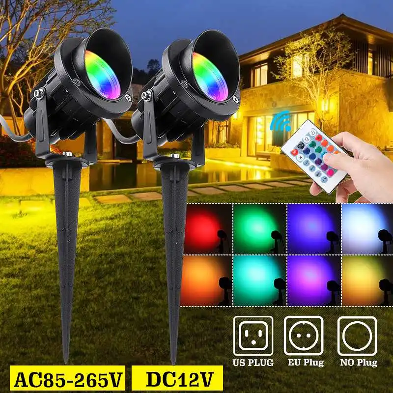 

RGB-проектор садосветильник для газона, 20 Вт, с дистанционным управлением