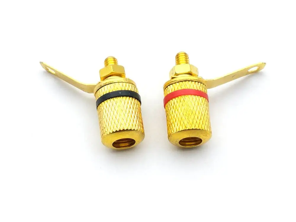 4 шт. клемма усилителя для звуковых колонок|Соединители| |