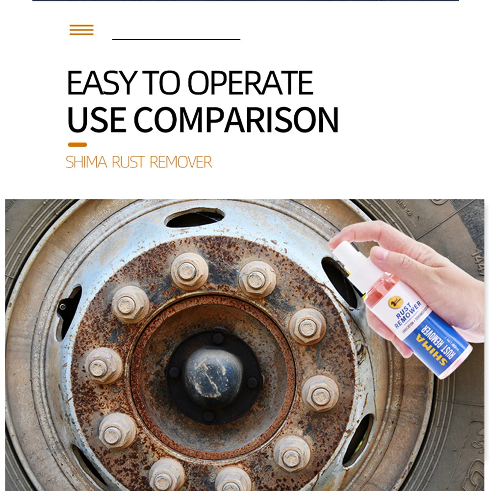 80ml Car Window Wheel Hub Lubrication Multifunction Maintenance Repairing Home Rust Remover Polishing Surface Cleaning Spray