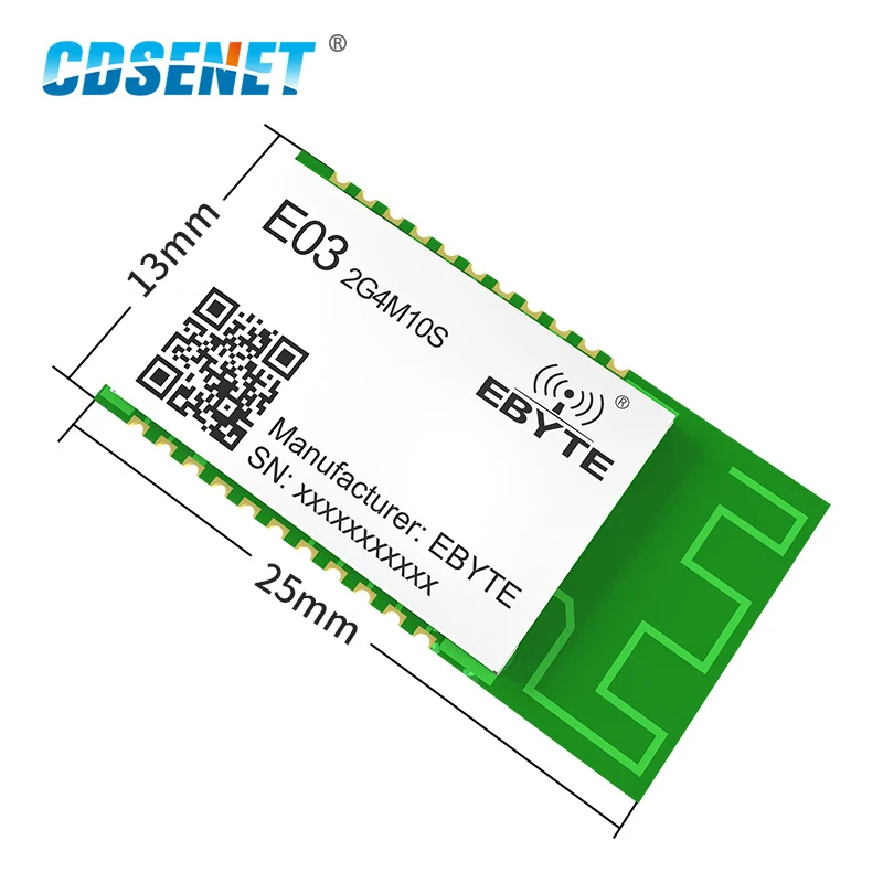 10pcs TELINK TLSR8359 2.4G ISM Band Long Range 600m 512KB Flash 10dBm PCB Antenna 3.3V 32 Digit MCU GPIO TCXO Module E03-2G4M10S