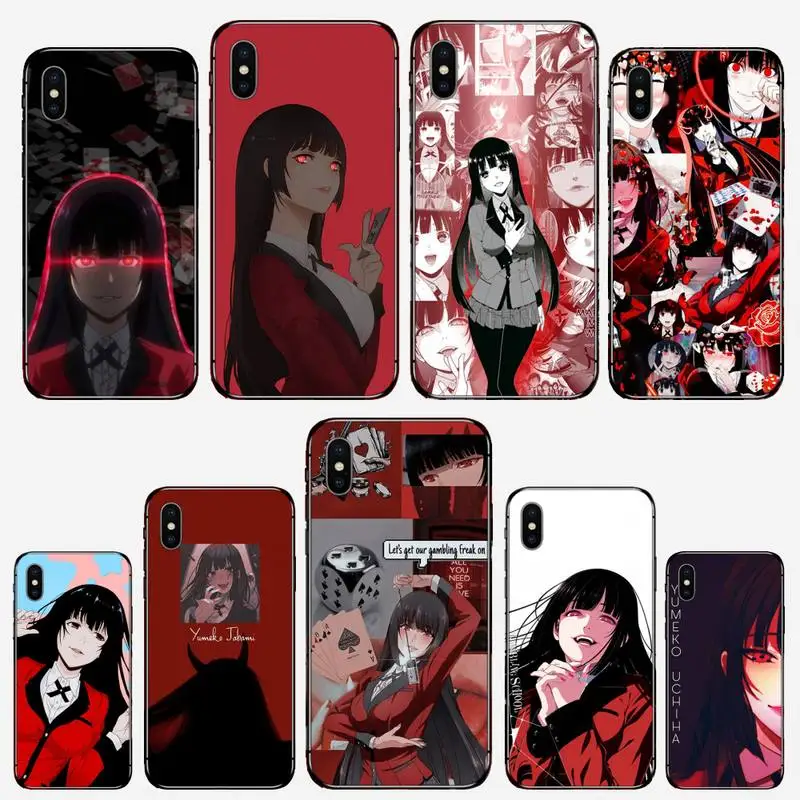 

Kakegurui Jabami Yumeko Phone Case for iPhone 11 12 mini pro XS MAX 8 7 6 6S Plus X 5S SE 2020 XR