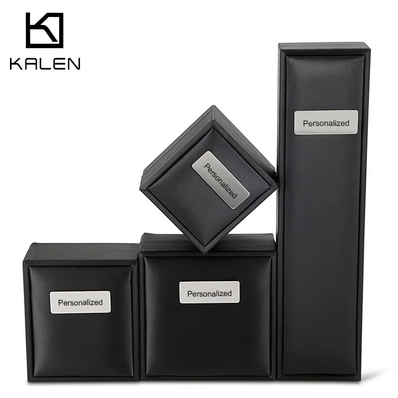 Черный цвет на заказ Роскошные элегантные красивые ювелирные изделия упаковка