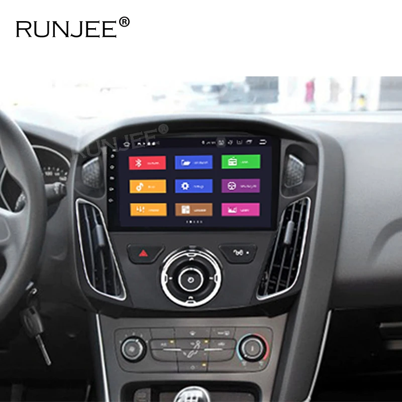 RUNJEE 9 inch PX6 IPS DSP Car Multimedia player For Ford Focus 3 2012 2013 2014 2015 Radio Tape Recorder Stereo | Автомобили и