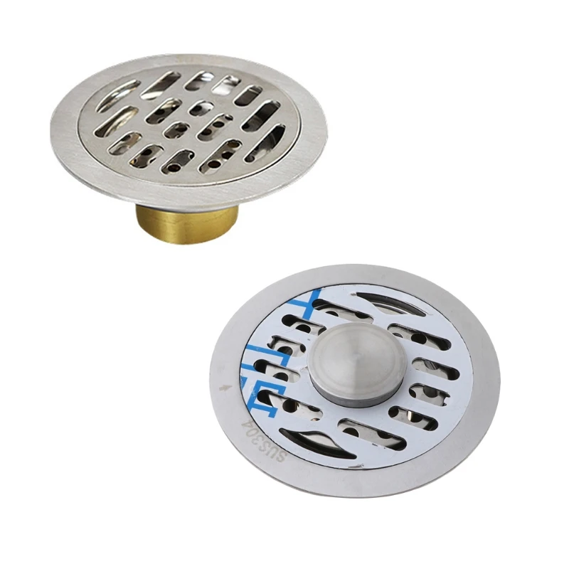 

Stainless Steel Insert Round Floor Waste Bathroom Shower Room Invisible Floor Drain Fast Drainage Odor-resistant