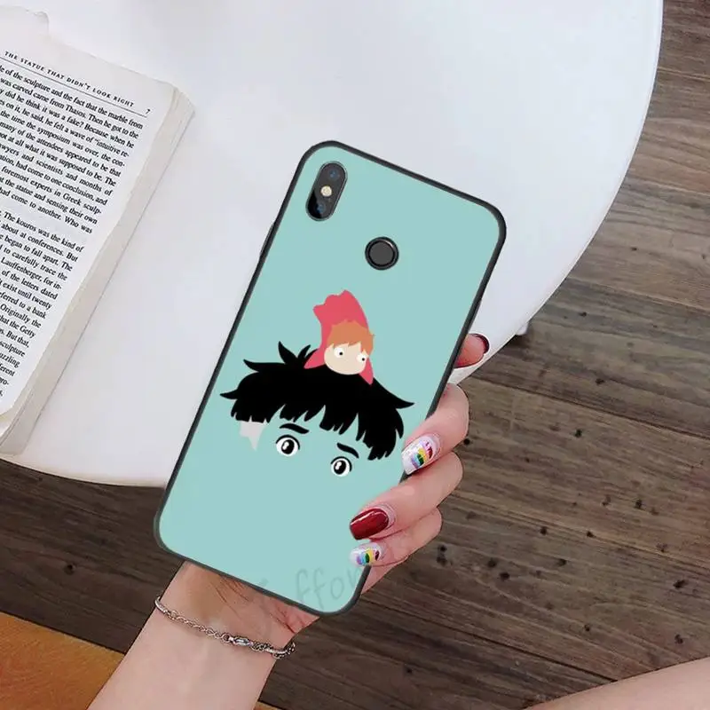 

Ponyo on the Cliff Japan Anime Phone Case For Xiaomi Redmi note 7 8 9 t k30 max3 9 s 10 pro lite