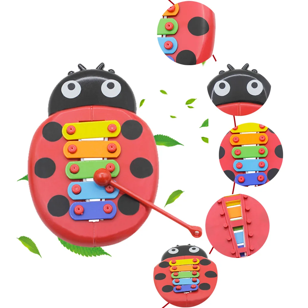 Развивающие игрушки 5 тон Ксилофоны с молоток ручной пианино игрушка &quotБожья