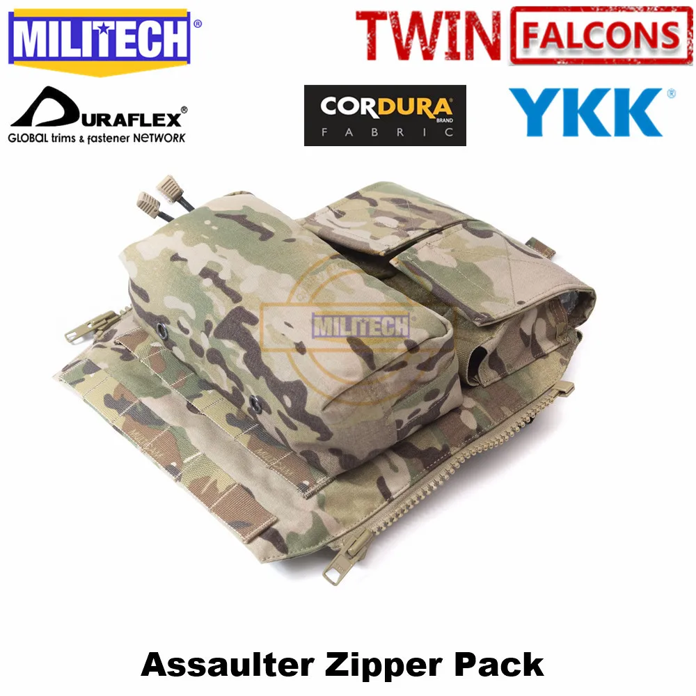 Multicam MILITECH TWINFALCONS TW 500D Delustered Cordura Crye CP Многокамерный пакет на молнии панель для JPC CPC AVS военный Молл молния пакет - Цвет: Multicam