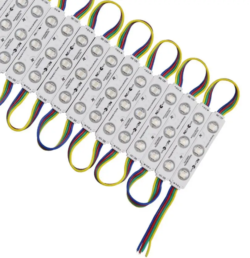 RGB фотомодуль инъекционный объектив 5050 супер яркая рекламная фотовспышка