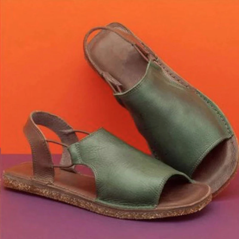 Летняя женская обувь для прогулок женские сандалии пляжные из искусственной