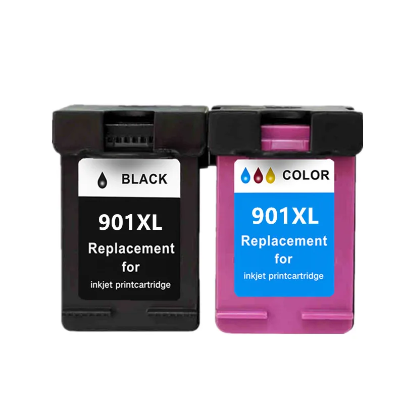 Картридж Yi Le Cai 901XL совместимый с hp 901 xl hp901 чернильный картридж для принтера Officejet