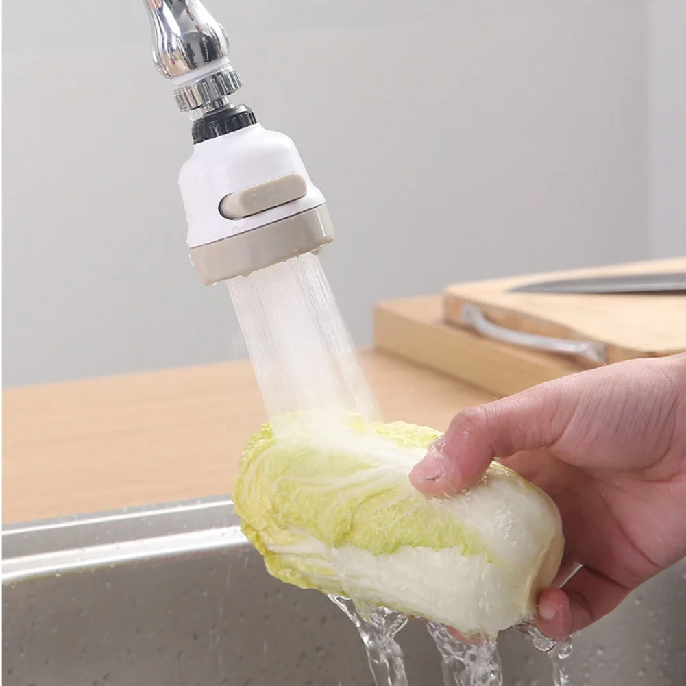

360 Degree Rotatable Kitchen Faucet Spray Head Tap Splash Filter Nozzle 3 Modes Water Tap Faucet Filter Shower Water Saving Tool