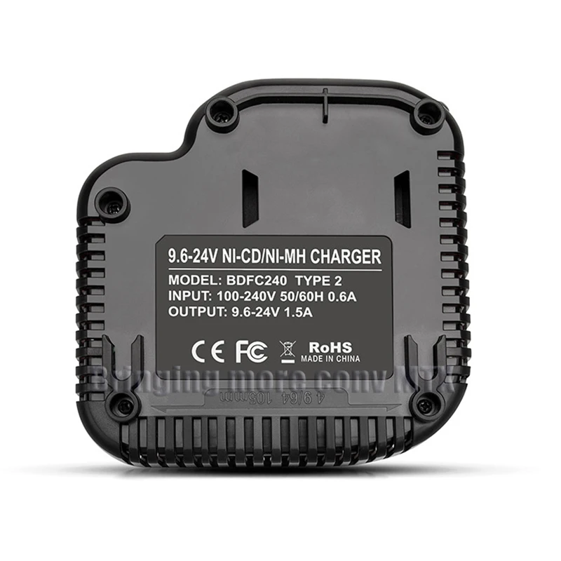 ni cdni mh battery charger 9 6v 12v 18v suitable for blackdecker 1 5a newest freeshipping free global shipping