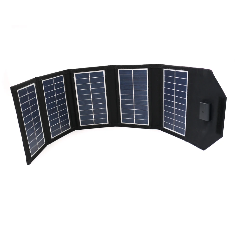 Portable 5V Solar Panel 10W Monocrystalline Cell Folding Waterproof Charger Sun Power Bank for Phone Battery USB Port |