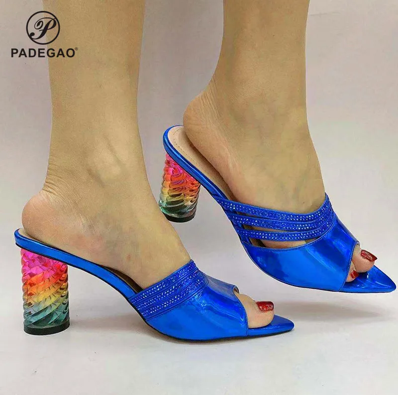 Женская свадебная обувь черного цвета в нигерийском стиле 2020 | Обувь