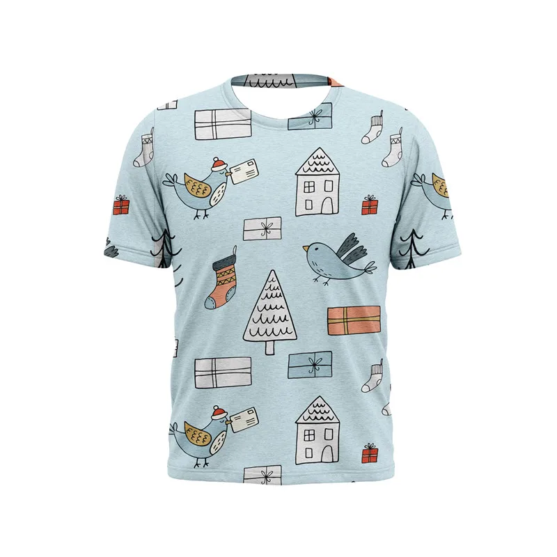 

2020 summer new men's simple fashion t-shirt short sleeve cartoon trend