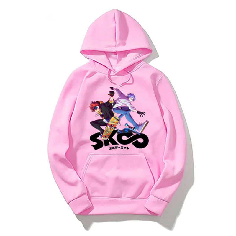 Harajuku SK8 the Infinity Unisex Hoodies Japanese Anime SK8 the Infinity Printed Men's Hoodie Streetwear Casual Sweatshirts