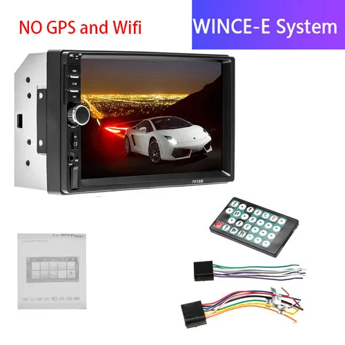 Remote Only Podofo 2din Автомагнитола Android gps Navi Wifi Автомобильный мультимедийный плеер универсальный авто стерео для Volkswagen Nissan hyundai Kia toyota - Цвет: Remote Only