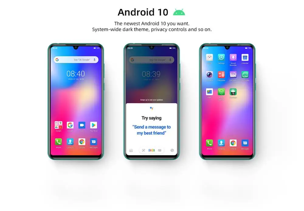 DOOGEE N20 Pro 6 ГБ + 128GB Quad Камера мобильных телефонов Helio P60 Octa Core глобальная версия 3