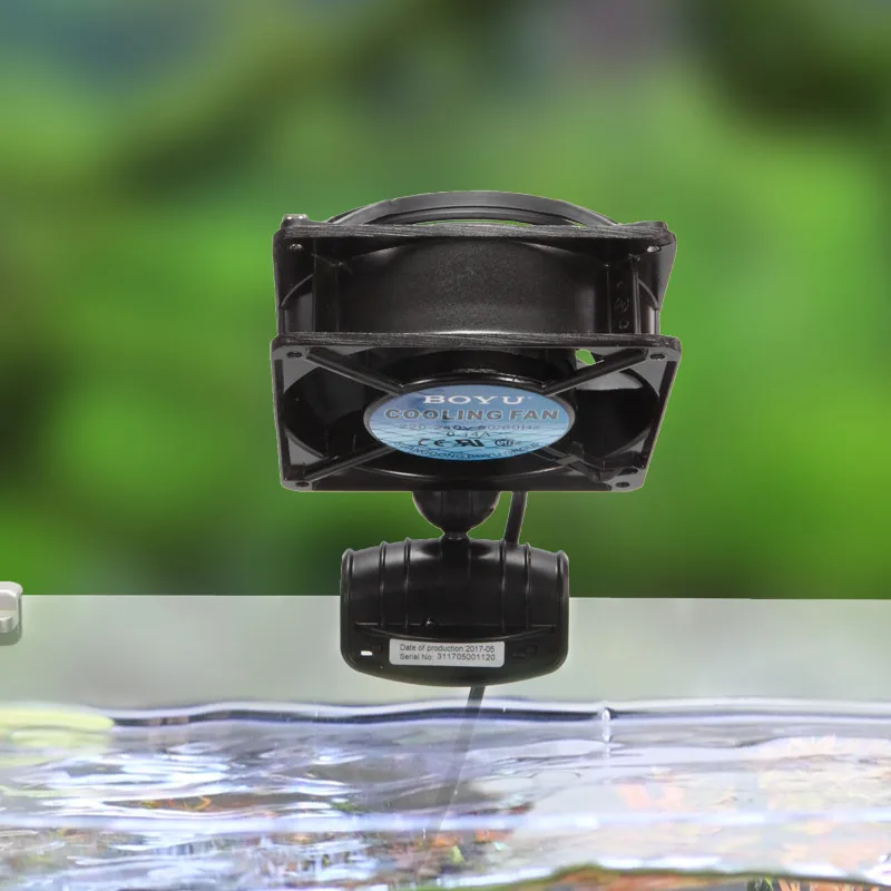 Охлаждающий вентилятор для аквариума 220 В 12 постоянного тока регулируемый 360
