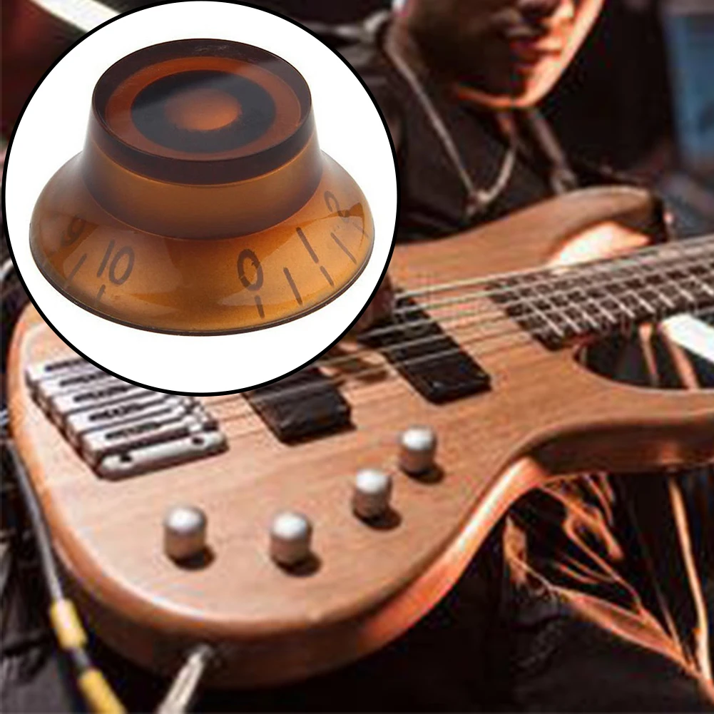 4pcs Top Hat Guitar Knobs Potentiometer Replacement Volume Tone Accessories Practical Musical Speed Control Instrument For LP |