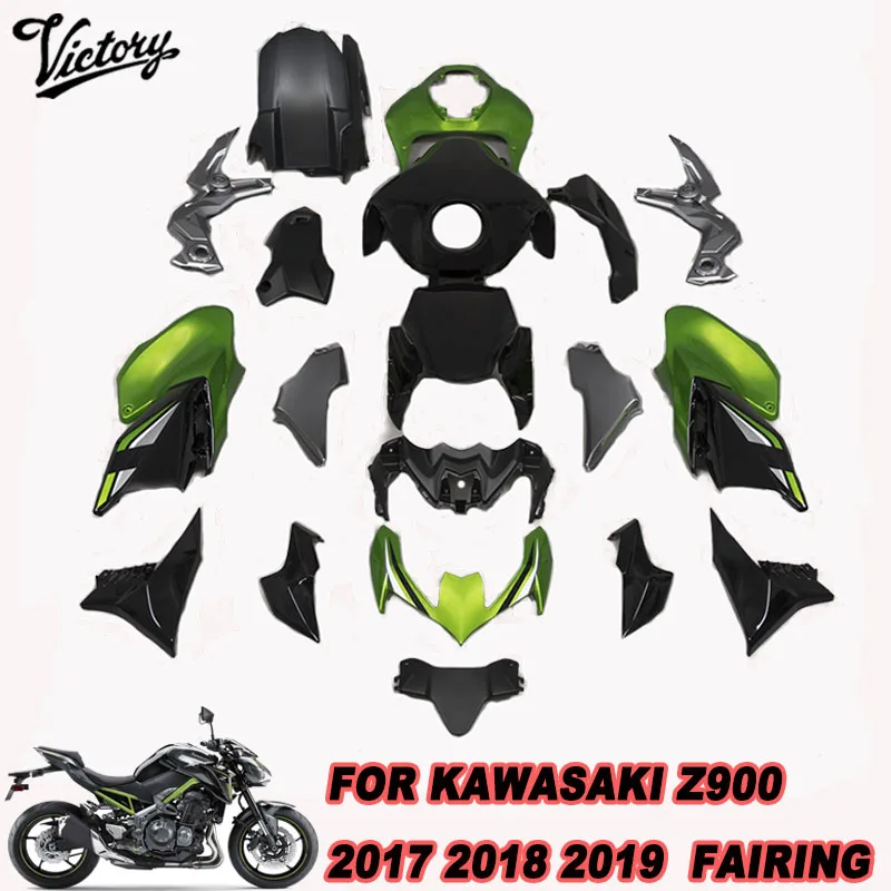 

Motorcycle Parts Fairing Injection Panel Body Frame Protection Kit ABS Injection Molding For Kawasaki Z900 Z 900 2017 2018 2019