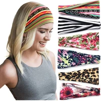 yoga womens headbands runing fitness gym hair accessories play ball head bands wide headwrap sports absorb sweat cycling