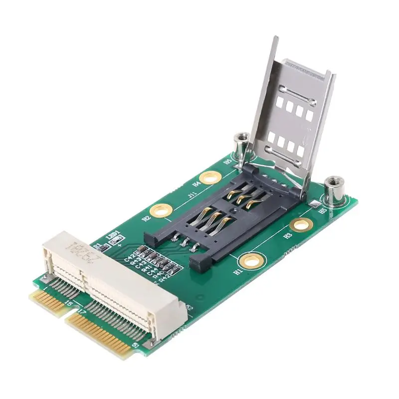 Мини адаптер PCI E со слотом для SIM карты 3G/4G WWAN LTE GPS мини e 32CB|Компьютерные кабели и
