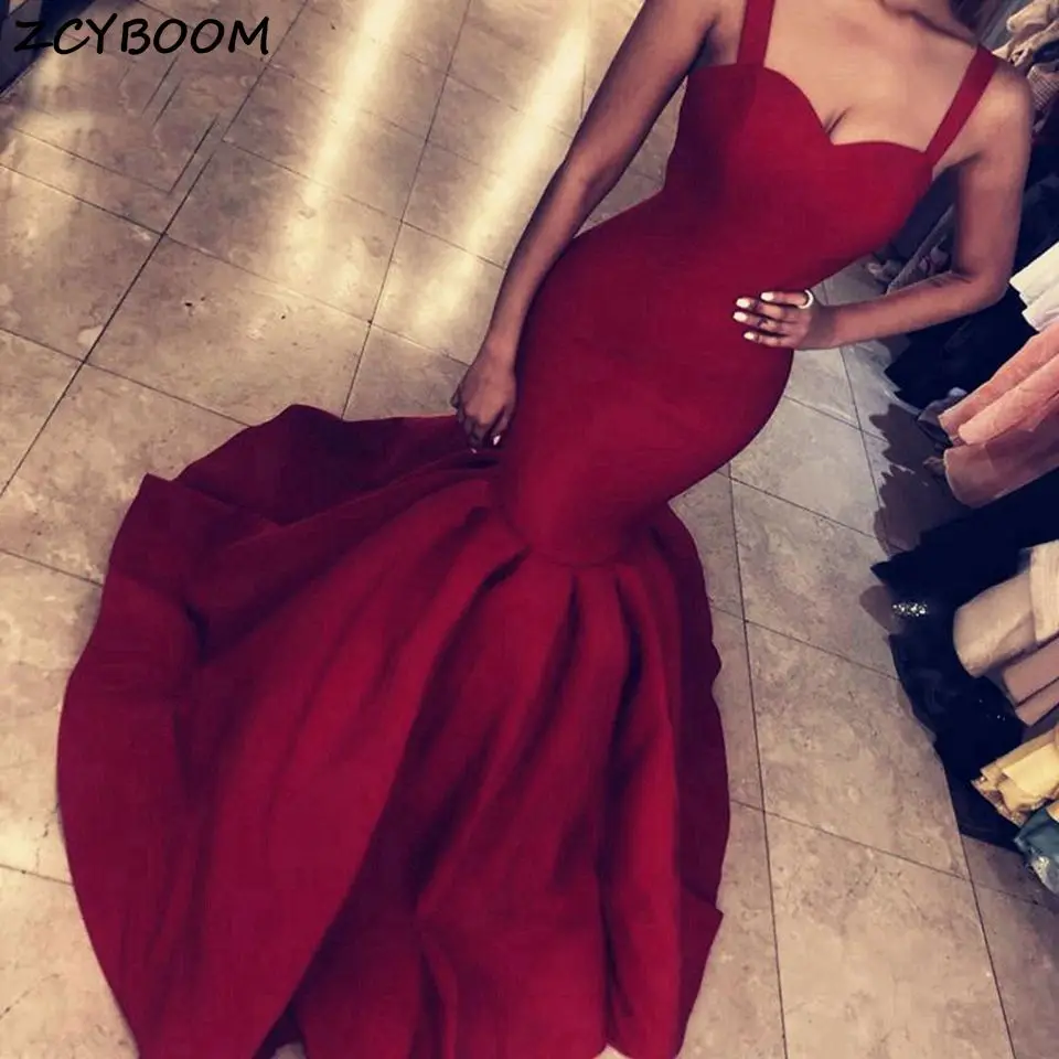 

Wine Red Mermaid Green Evening Dresses 2021 Women Formal Party Sleeveless Vestido De Gala Navy Blue Elegant Long Sexy Prom Gowns