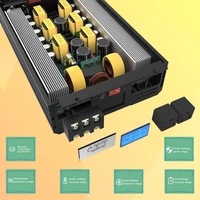 3000w pure sine wave power inverter 12v dc to 120v ac 60hz with lcd usb port and wireless remote control