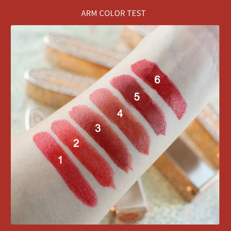 Хит продаж водостойкая губная помада с блестящими звездами Стойкий цвет