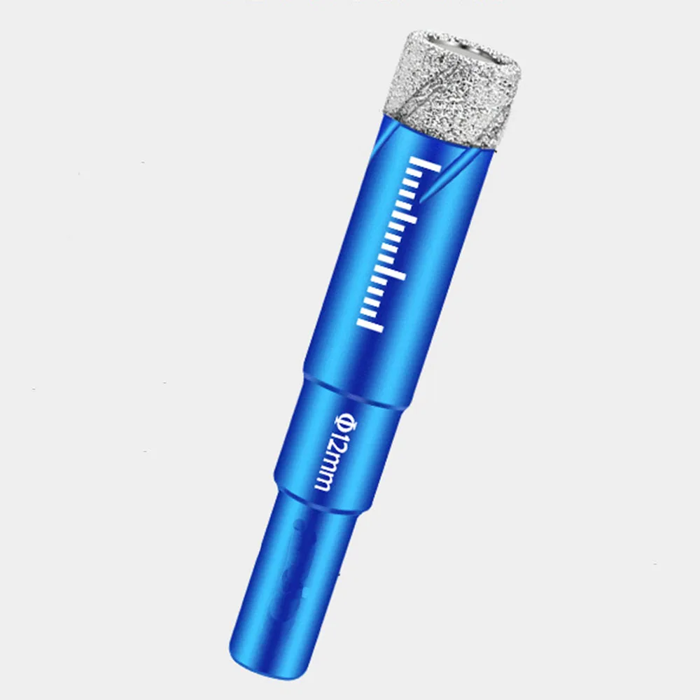 

5mm-16mm Brazing Dry Drill Bit Multifunctional Marble Vitrified Brick Granite Glass Drilling Dry Hole Opening Device 8mm 12mm