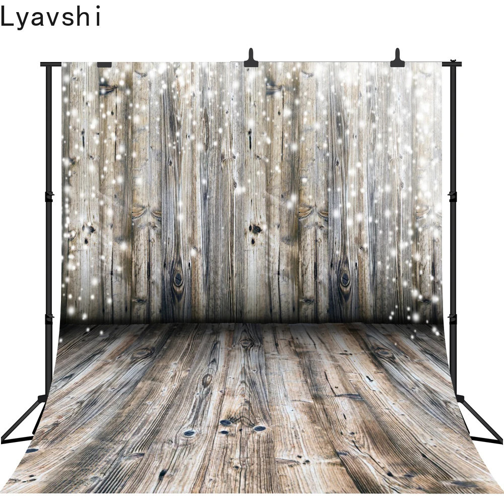 

Lyavshi Baby Children Photography Backdrops Christmas photo background for studio portraits photoshoot,wood photo backdrop