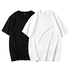 100% хлопок, индивидуальная футболка, ваш собственный дизайн, фирменный логотипизображение на заказ, мужские и женские повседневные футболки с коротким рукавом, унисекс, DZ001