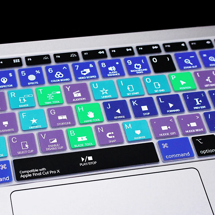 Обложка для клавиатуры ulticut Pro X силиконовая MacBook новинка Air 13 дюймов выпуск 2018 года