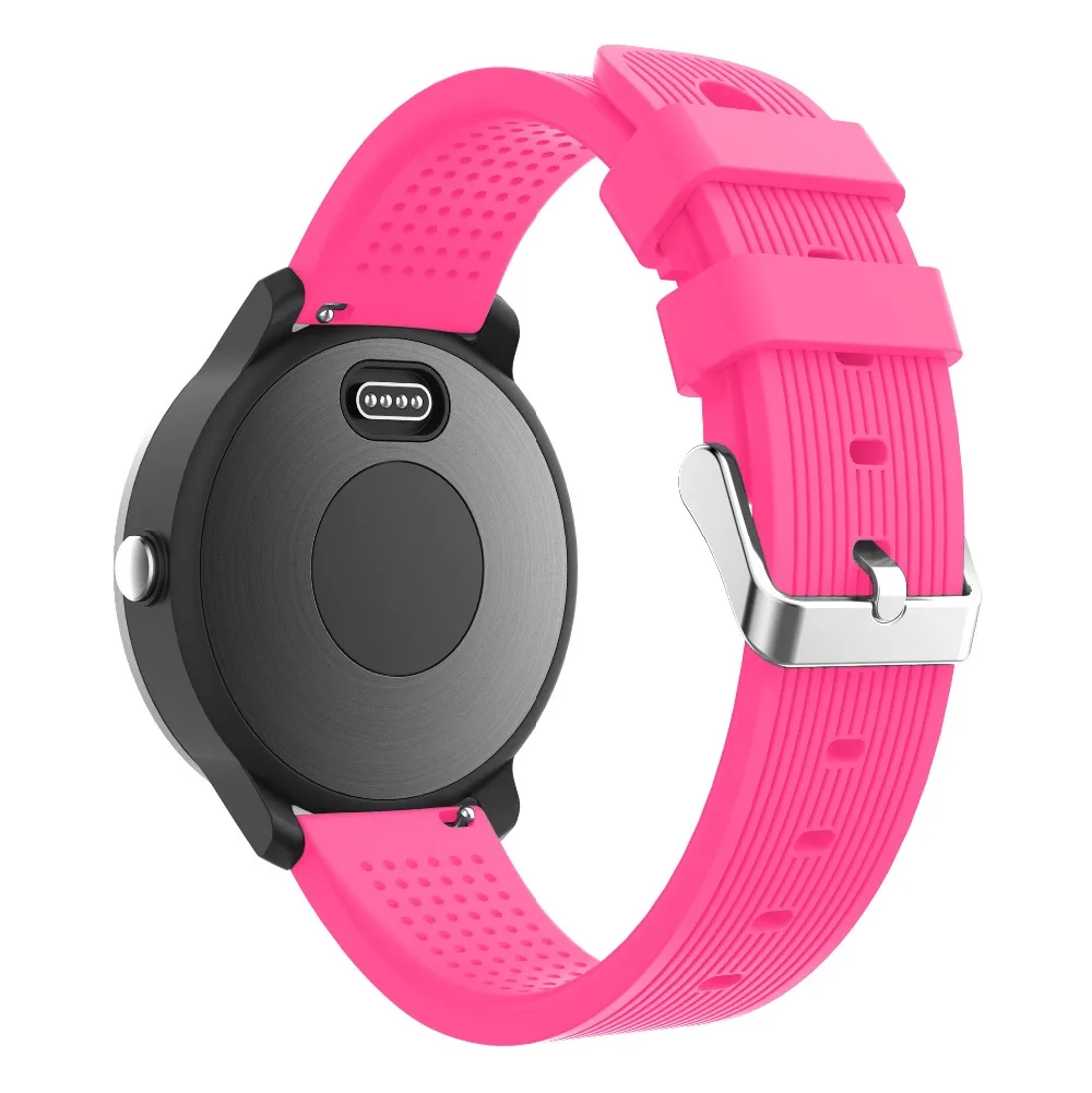 20mm Silicone Watchband Strap for Garmin Vivoactive 3/Forerunner 645/245/245M Bracelet Wristband Galaxy Watch Active 42mm | Электроника