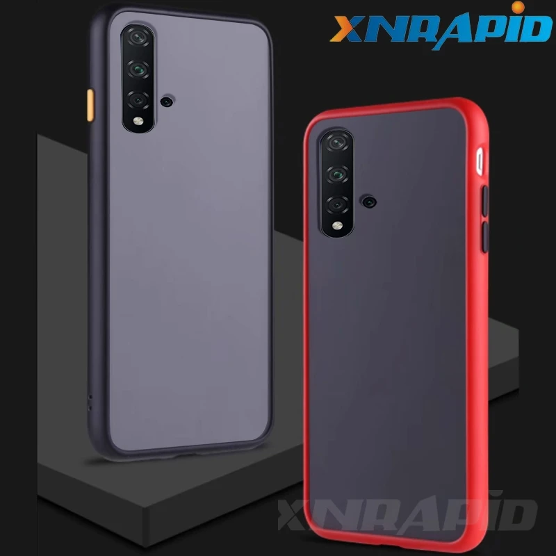 Чехол чехол для huawei Nova5 Pro матовый прозрачный роскошный противоударный жесткий