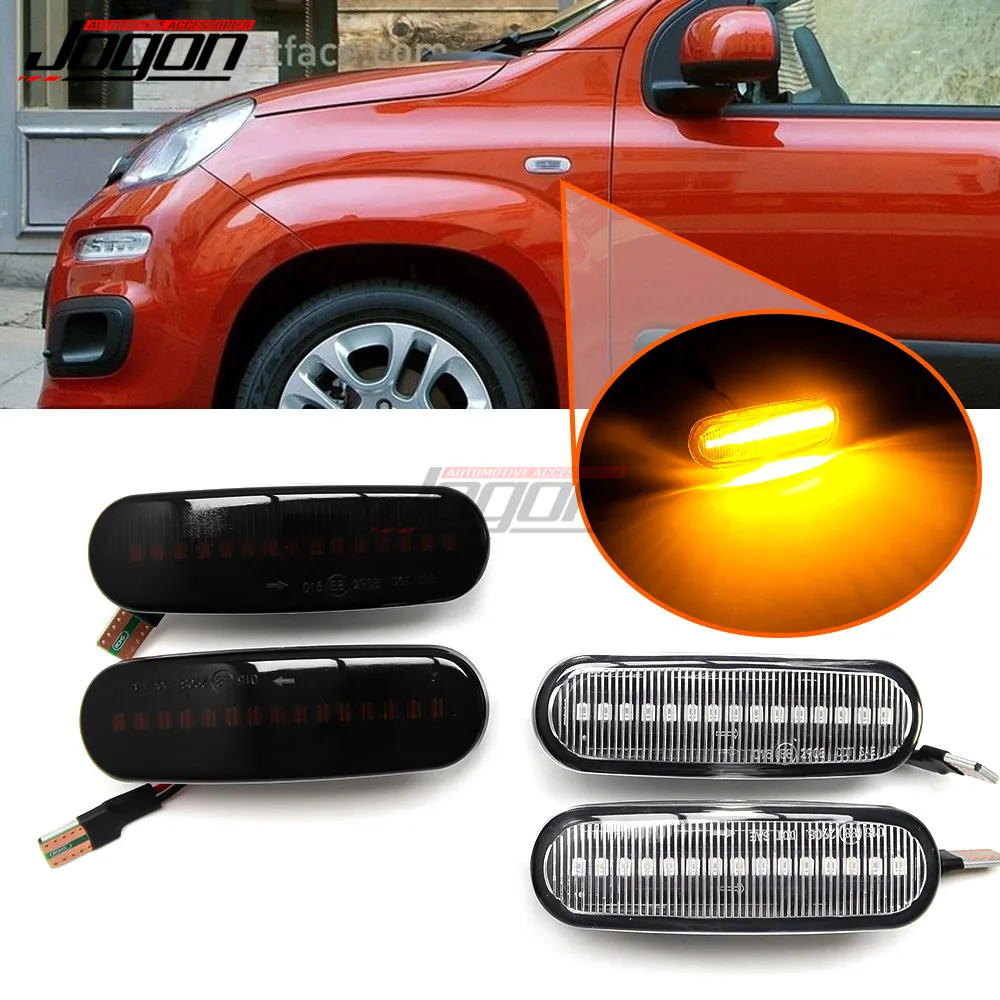 

Светодиодный динамический боковой маркер, последовасветильник свет для Fiat Panda Punto Evo Stilo Qubo для Peugeot Bipper для Citroen для Lancia Musa 350