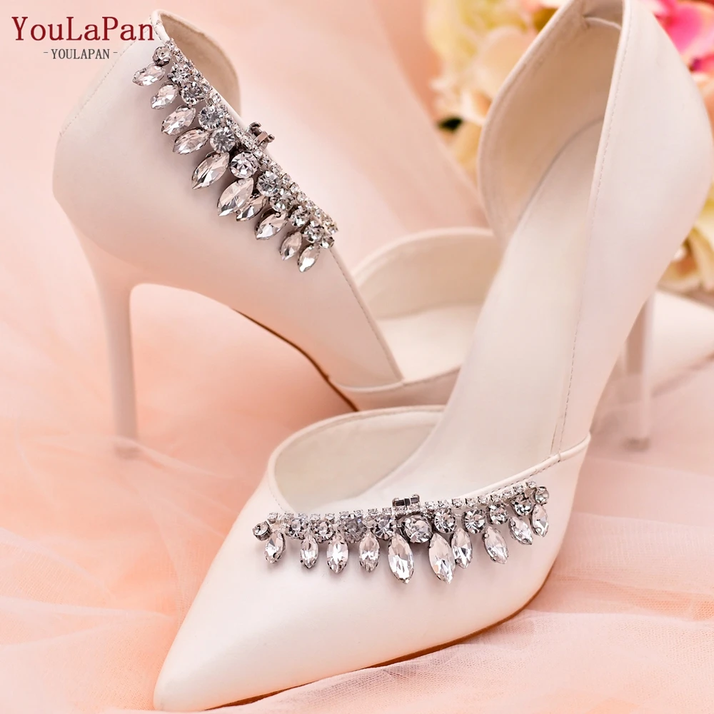 

YouLaPan X39-S 2pcs стразы высокий каблук пряжка украшение для женщин невесты зажимы для обуви Очаровательная свадебная обувь Пряжка обувь Кристал...