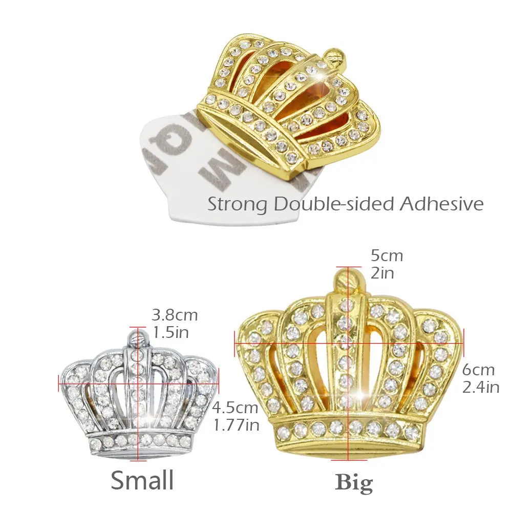 Стайлинг автомобиля 3D Металлические золотые серебряные строительные наклейки с