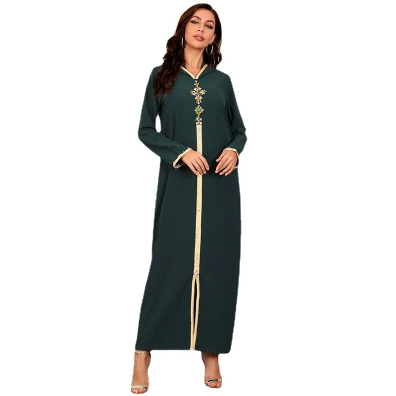 Abaya Dubai Turkey Muslim Fashion Hijab Dress Islam Clothing Abayas For Women Hooded Robe Femme Longue Musulman De Mode | Тематическая