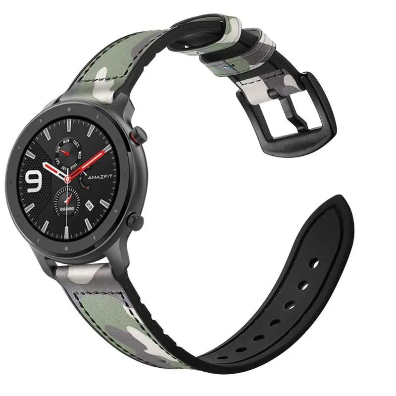 1 шт. ремешок для часов из натуральной кожи ремешок для AMAZFIT GTR 42 мм/47 мм Смарт-часы